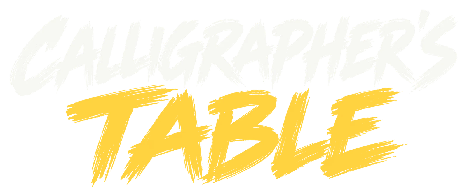 Calligrapher's Table