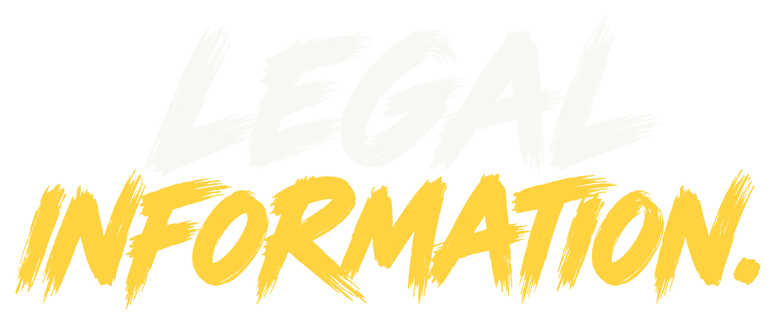 Legal information.