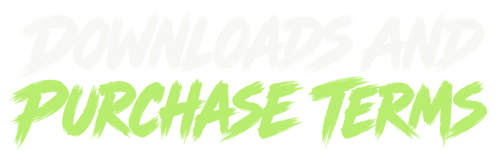 Downloads and purchase terms