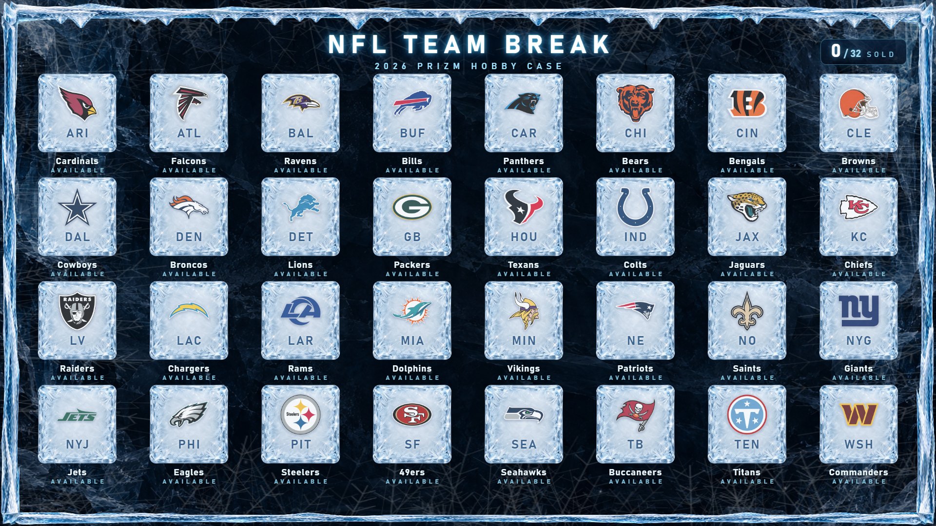Icebreaker with every spot open